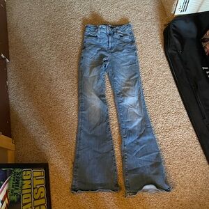 American Eagle Women’s Size 0 Super Hi-Rise Flared Jeans